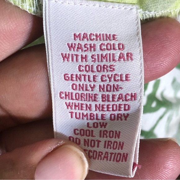 Go Softly Green Blue Floral Beaded Patio Dress Muumuu | Small/Medium - Picture 11 of 11